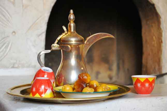 Arabic Coffee in Desert