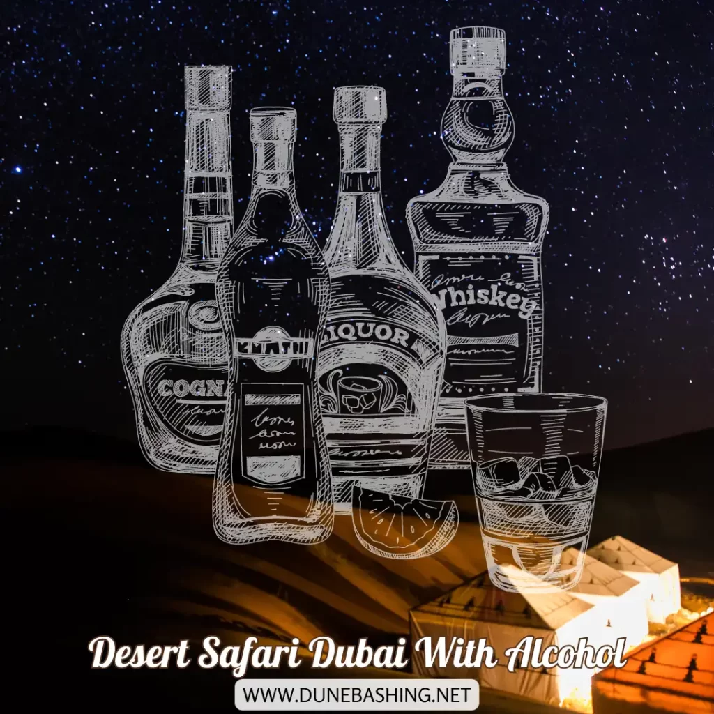 Woestijn safari Dubai met alcohol