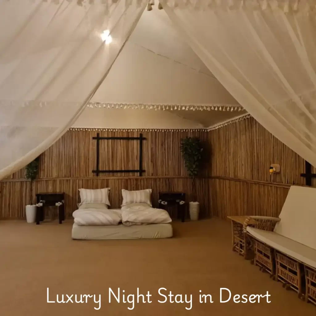 Luxury Night Stay in Desert