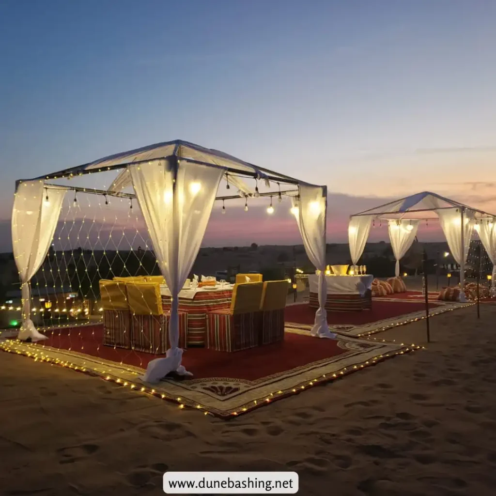 iftar dans le désert de dubai